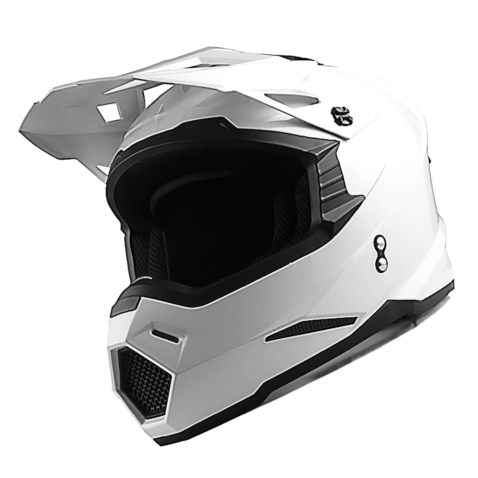 1Storm Adult Motocross Helmet BMX MX ATV Dirt Bike Helmet Racing Style HF801; Sonic Red