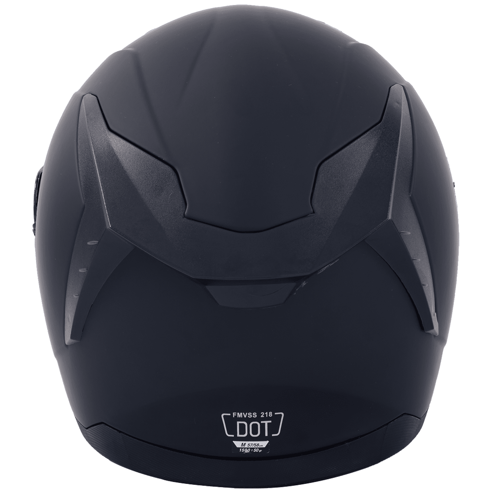 shamofeng Full-Face Adult Motorcycle Helmet, Motocross ATV Offroad Dirt Bike Helmet DOT Approved Matte Black, XL Size