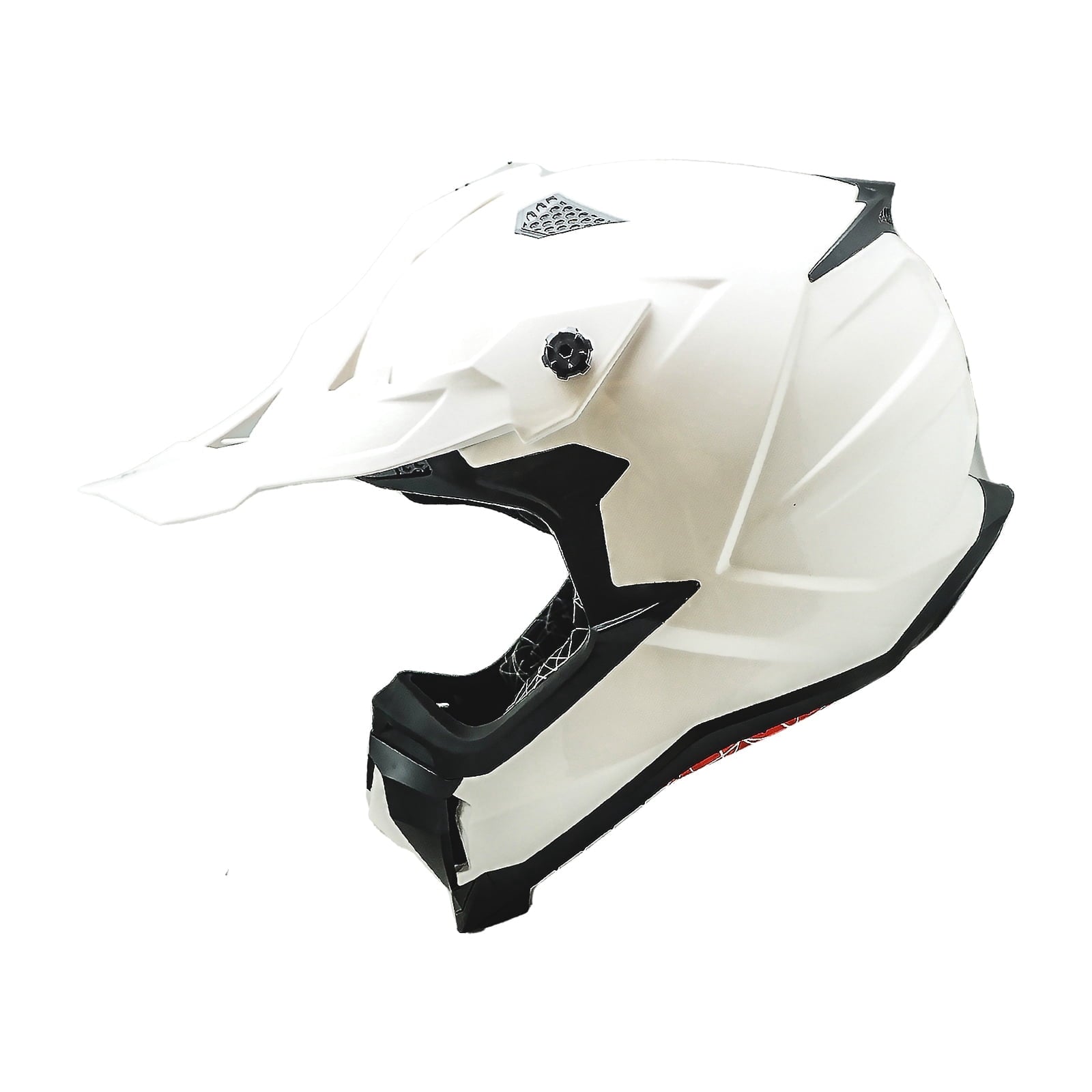 1Storm Adult Motocross Helmet ATV Dirt Bike BMX MX Downhill Mountain Helmet Track Style JH601; Matt Black