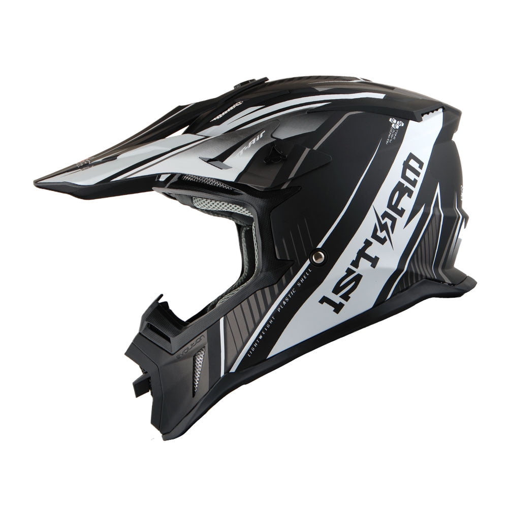 1Storm Adult Motocross Helmet BMX MX ATV Dirt Bike Downhill Mountain Bike Helmet Racing Style H637; Storm Green