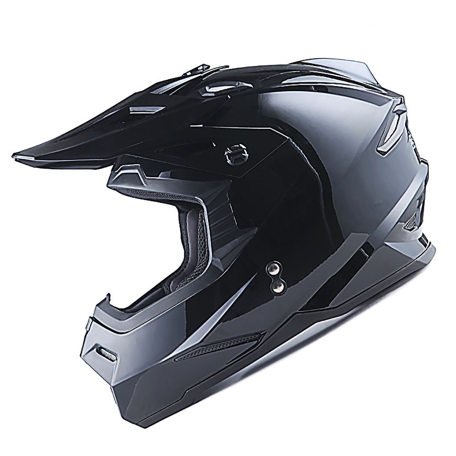 1Storm Adult Motocross Helmet BMX MX ATV Dirt Bike Helmet Racing Style HF801; Sonic Red