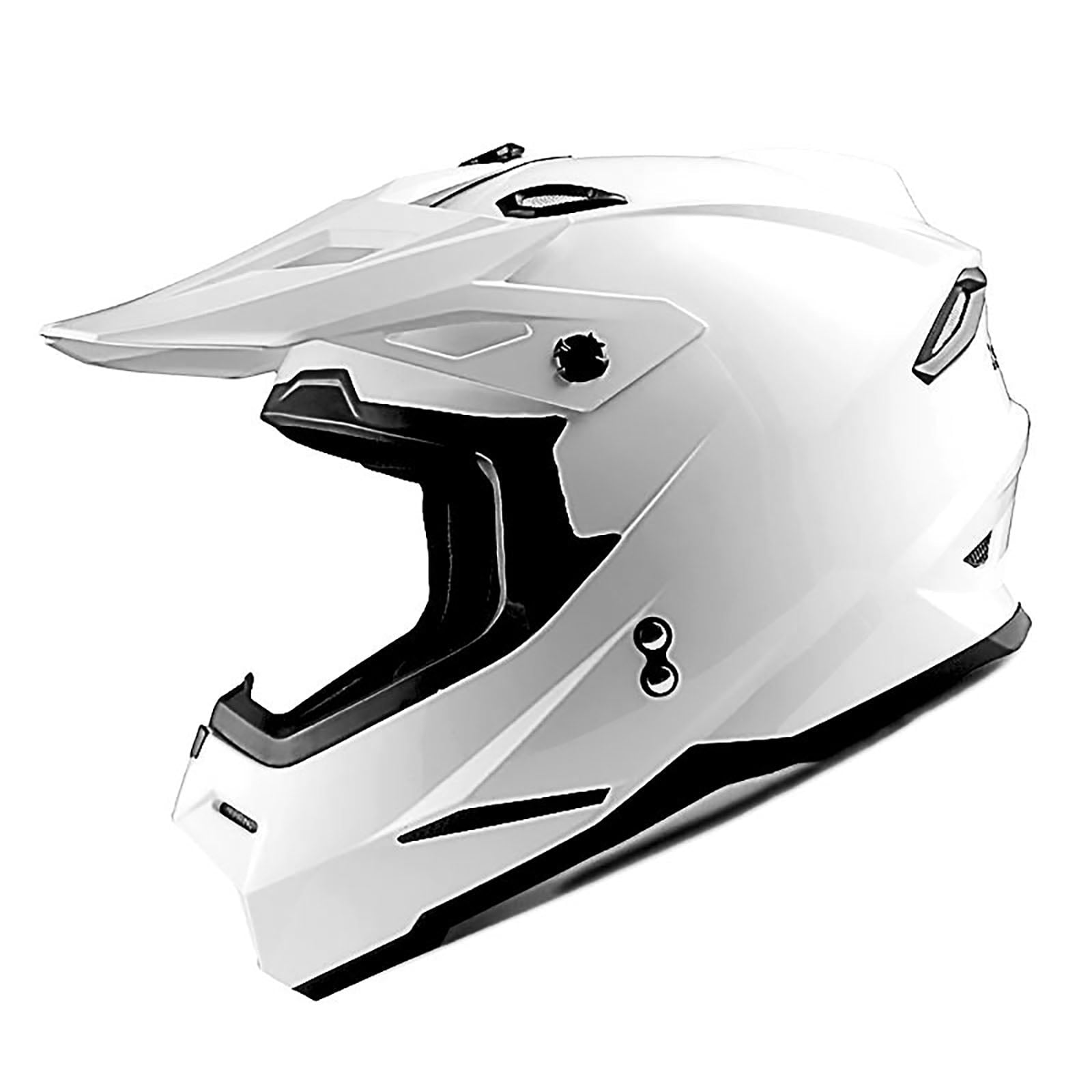 1Storm Adult Motocross Helmet BMX MX ATV Dirt Bike Helmet Racing Style HF801; Sonic Red