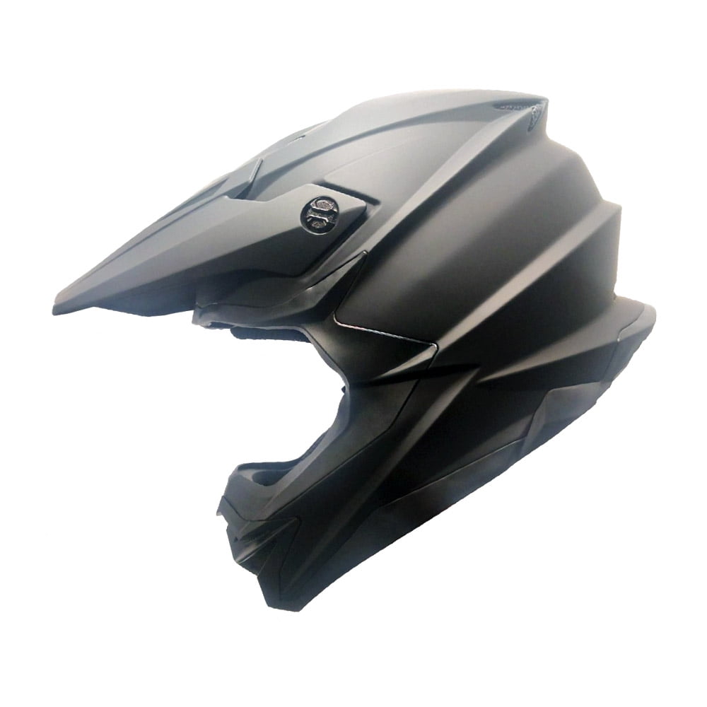 1Storm Motocross Adult Helmet Downhill Mountain Bike Helmet BMX MX ATV Dirt Bike Storm Style HF803; Storm Black
