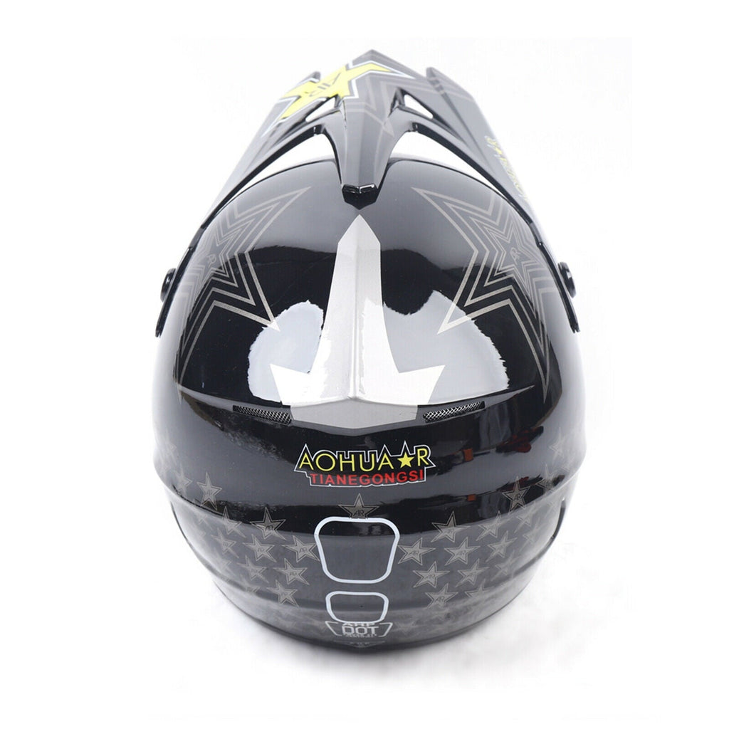 Motocross Helmet Dirt Bike ATV Motorcycle Helmet Road Downhill Motorbike Full Face Helmets Gift MTB Racing Helmet Protector Muti-Color Helmet Set Goggles Off-Road Racing Bike Motocross Protector