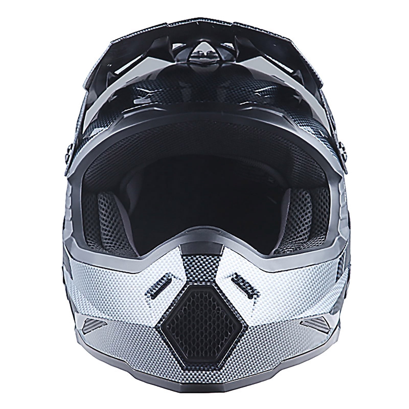 1Storm Adult Motocross Helmet BMX MX ATV Dirt Bike Helmet Racing Style HF801; Sonic Red