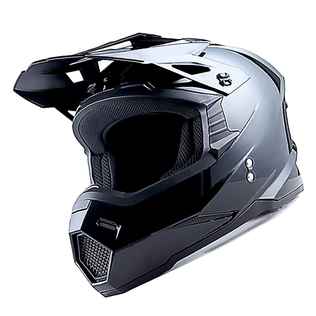 1Storm Adult Motocross Helmet BMX MX ATV Dirt Bike Helmet Racing Style HF801; Sonic Red