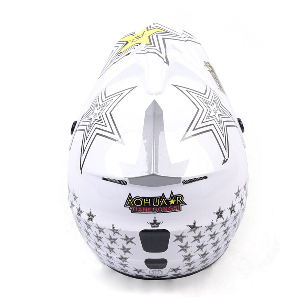 DOT Motorcycle Helmet for Adult, Motorcycle Helmet with Goggles & Gloves for Motocross Off-Road Racing ATV Dirt Bike