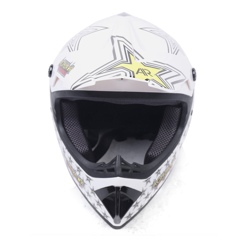 DOT Motorcycle Adult Helmet +Goggles +Gloves Motocross MX ATV Dirt Bike Off-Road