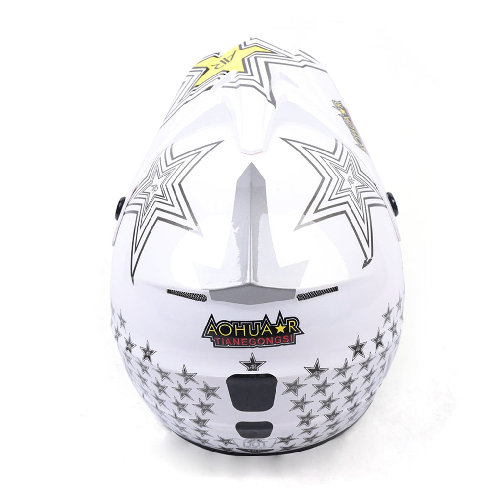 DOT Motorcycle Adult Helmet +Goggles +Gloves Motocross MX ATV Dirt Bike Off-Road