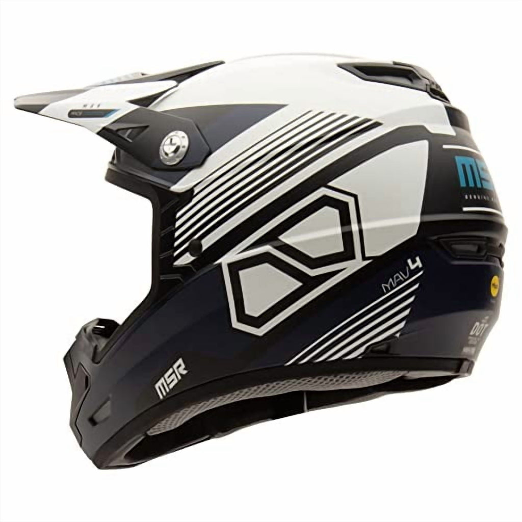MSR Mav4 Sensor Helmet w/MIPS (X-Large, Navy) Dirt Bike Motorcyle Off Road