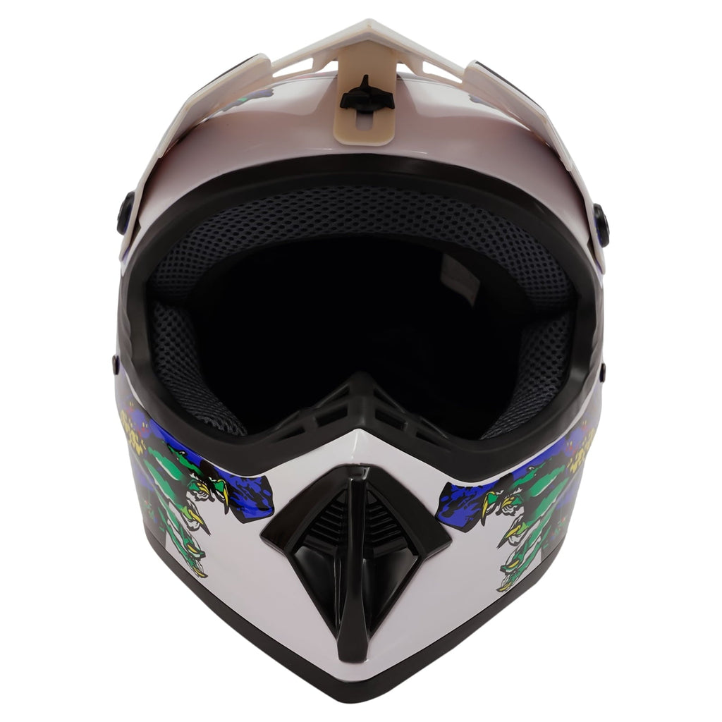 22.44-22.83in Suitable Head Helmet Set Helmet Set with Goggles and Gloves Motorcycle Off-Road Helmet Set
