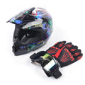 Breathable Helmet Set Detachable M-Size For Youth Kids Racing Motorcycle
