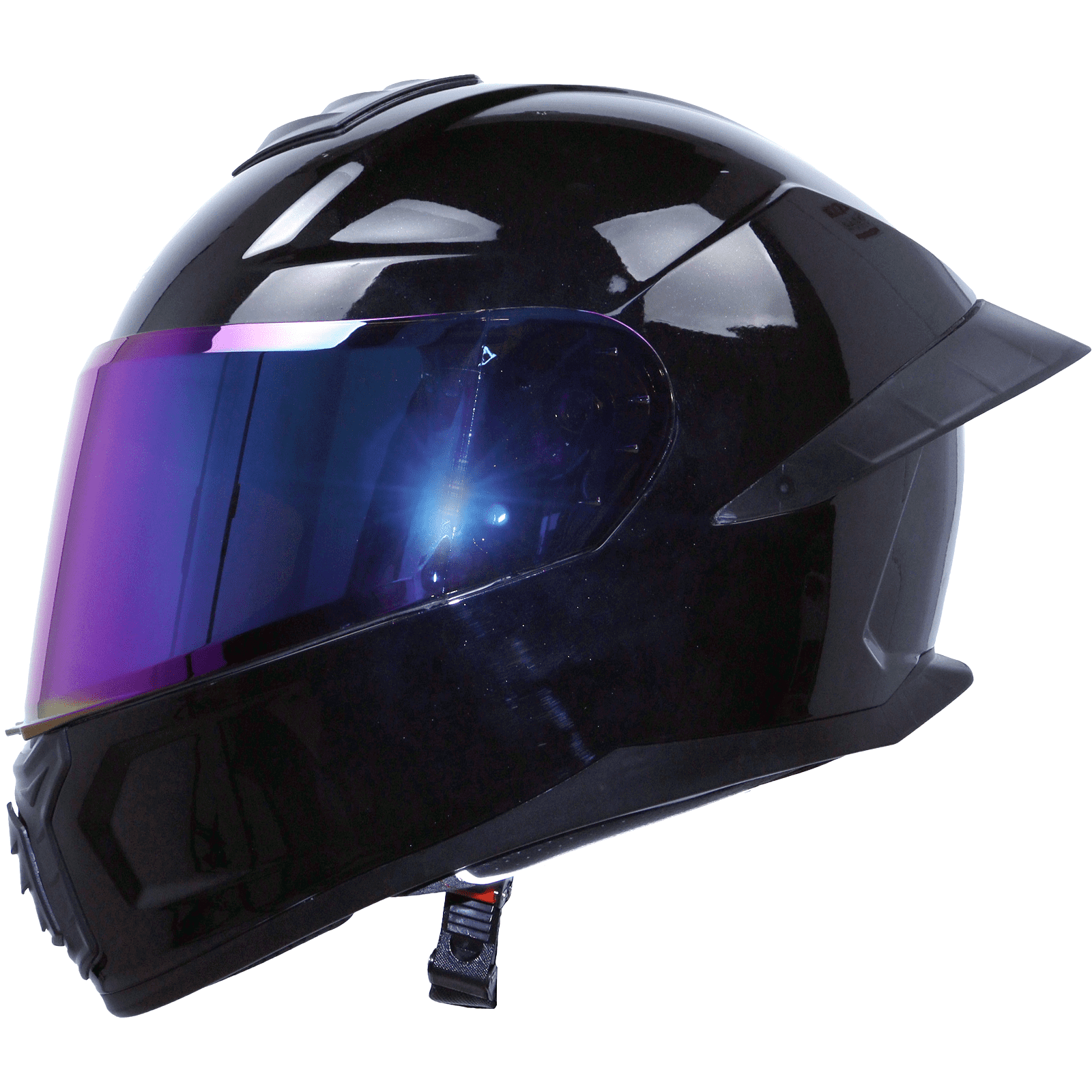 Full-Face Motorcycle Helmet, Adult Motocross ATV Offroad Dirt Bike Helmet DOT Approved, Light Black, L Size