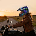 Off-Road Helmet Kit Wear Resistant Fiber Fabric Interior Street Motocross Protective Accessory