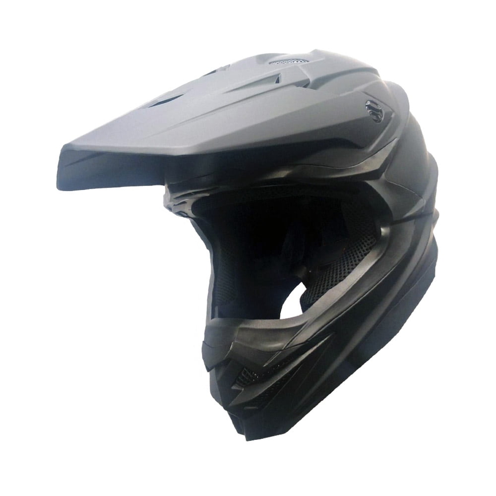 1Storm Motocross Adult Helmet Downhill Mountain Bike Helmet BMX MX ATV Dirt Bike Storm Style HF803; Storm Black