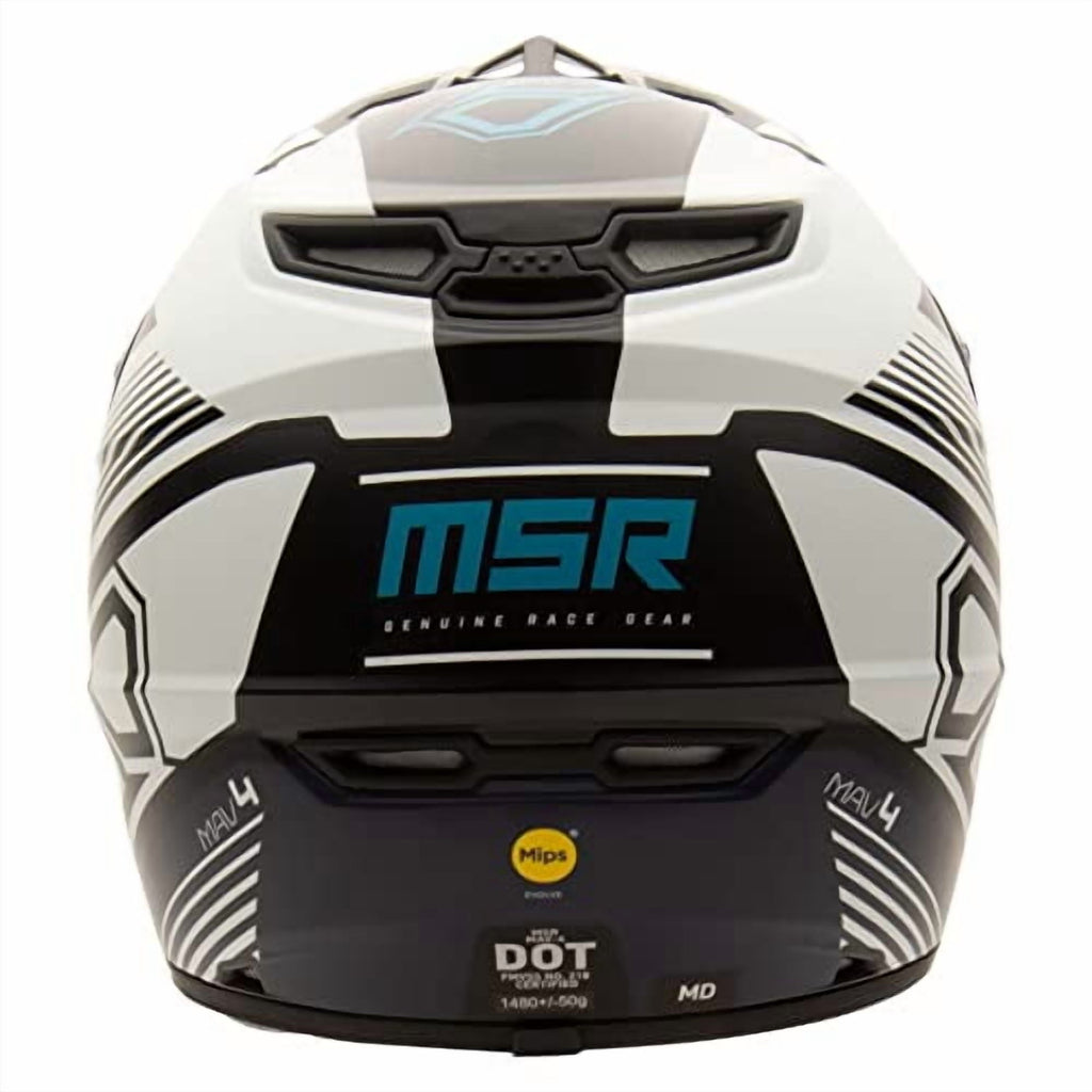 MSR Mav4 Sensor Helmet w/MIPS (Medium, Navy) Motorcycle Off Road Dirt Bike