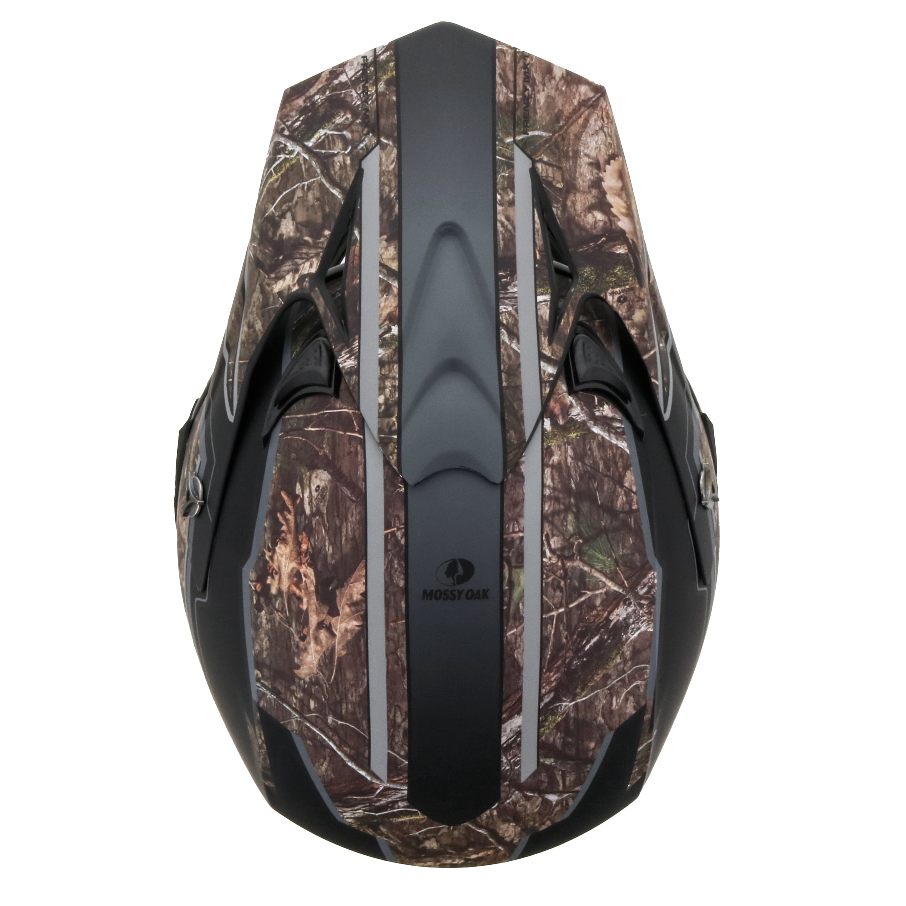 Youth Frenzy Mossy Oak Camo Mx off-road Motocross, ATV, Dirt Bike Helmet, Dot Approved - Large