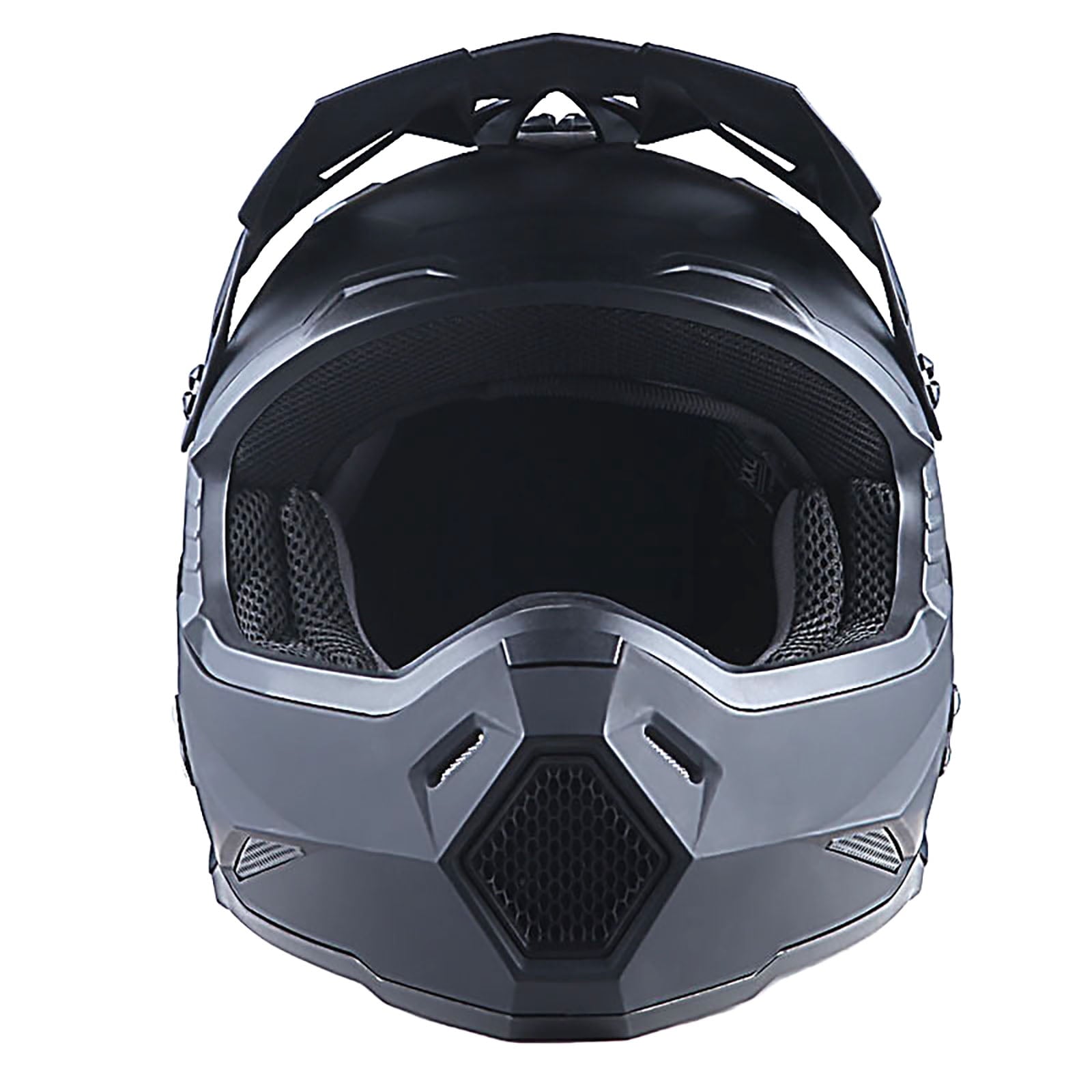 1Storm Adult Motocross Helmet BMX MX ATV Dirt Bike Helmet Racing Style HF801; Sonic Red