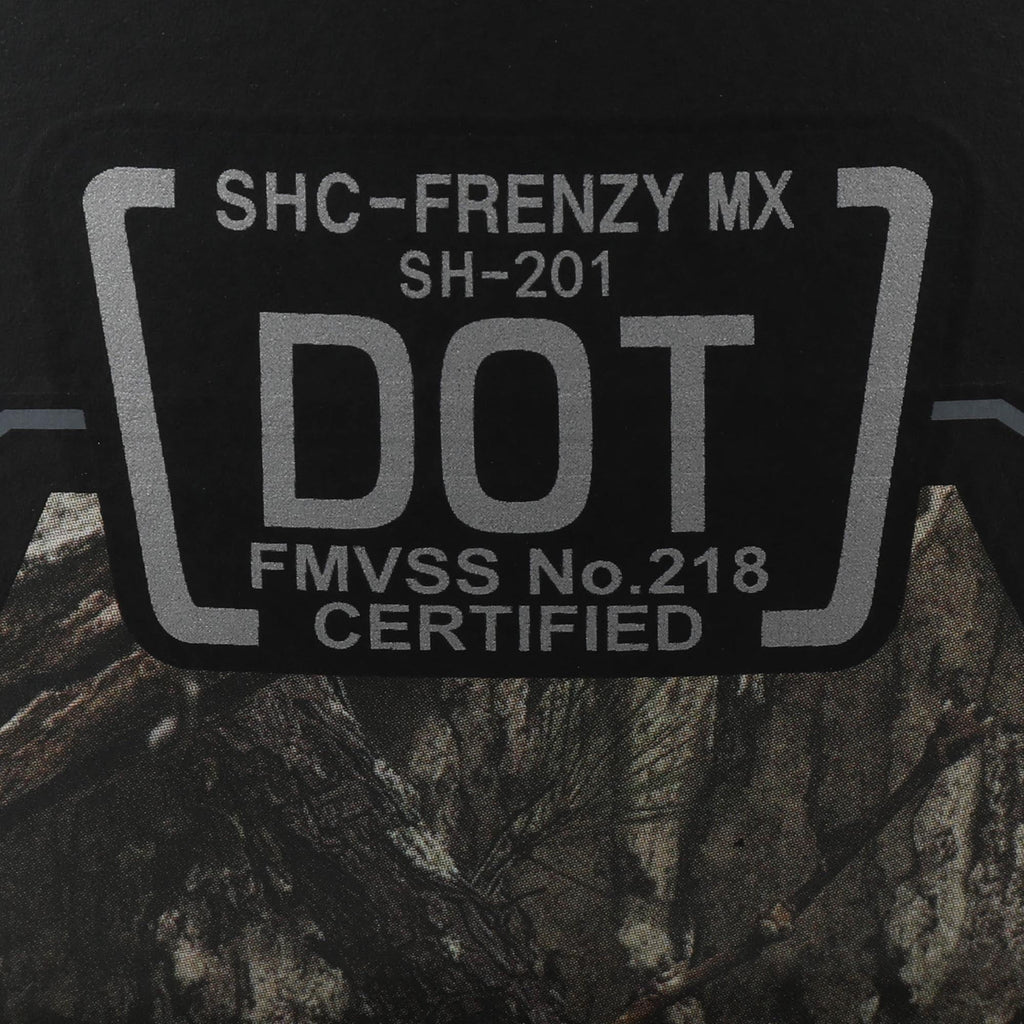 Adult Frenzy Mossy Oak MX Off-Road Motocross ATV Dirt Bike Helmet DOT Approved Size: X-Large
