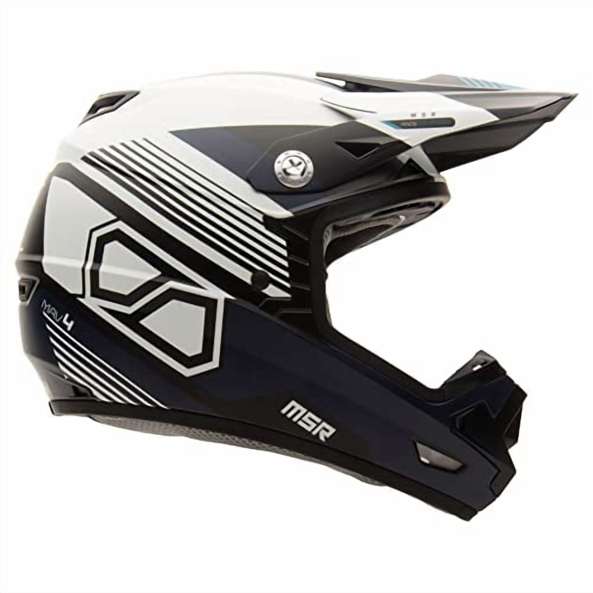 MSR Mav4 Sensor Helmet w/MIPS (Medium, Navy) Motorcycle Off Road Dirt Bike