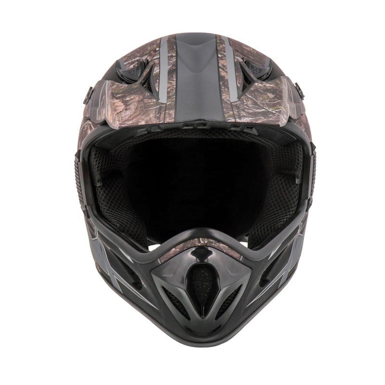Adult Frenzy Mossy Oak Mx Off-Road Motocross ATV Dirt Bike Helmet Dot Approved Size: Medium