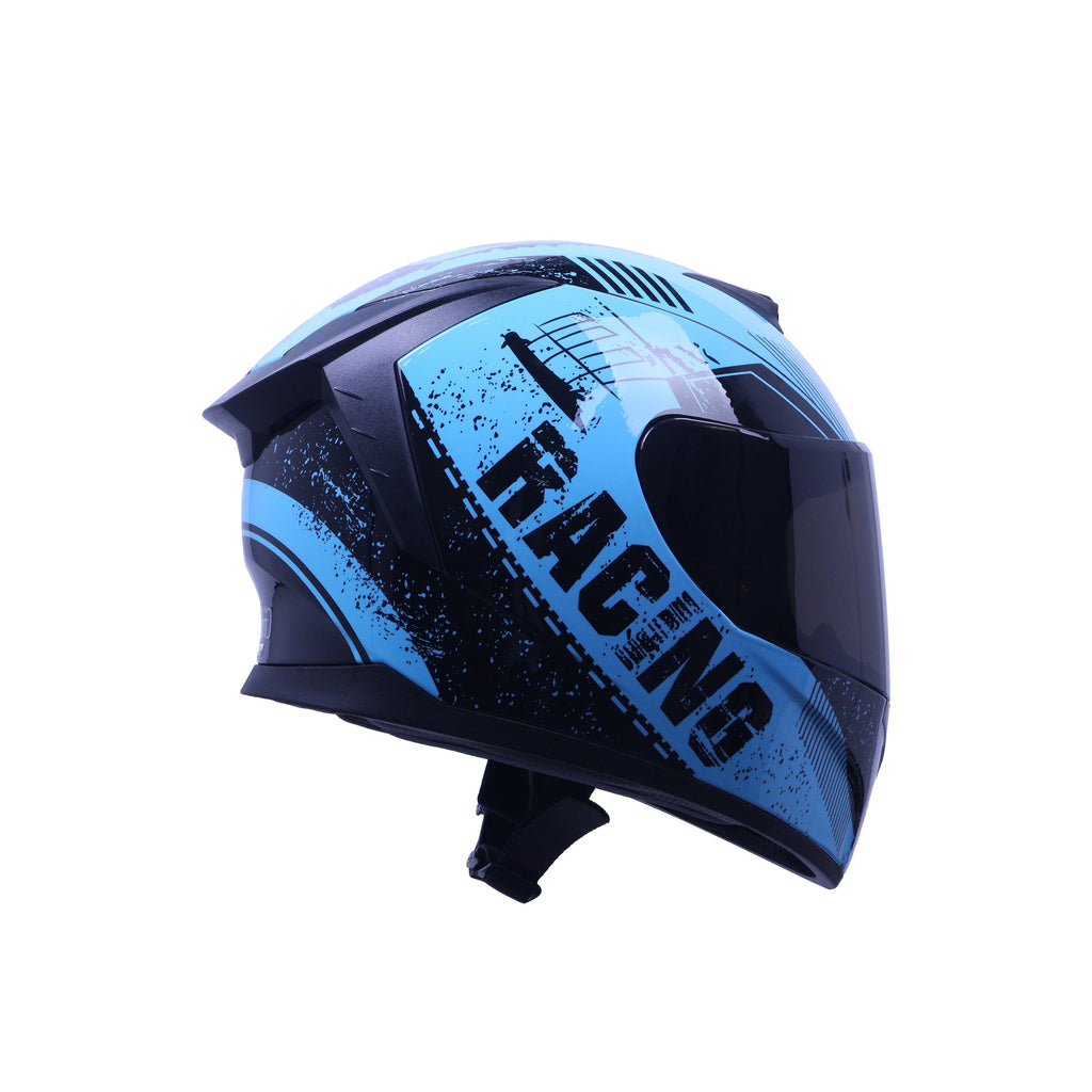 shamofeng Full-Face Adult Motorcycle Helmet, Motocross ATV Offroad Dirt Bike Helmet DOT Approved, L Size