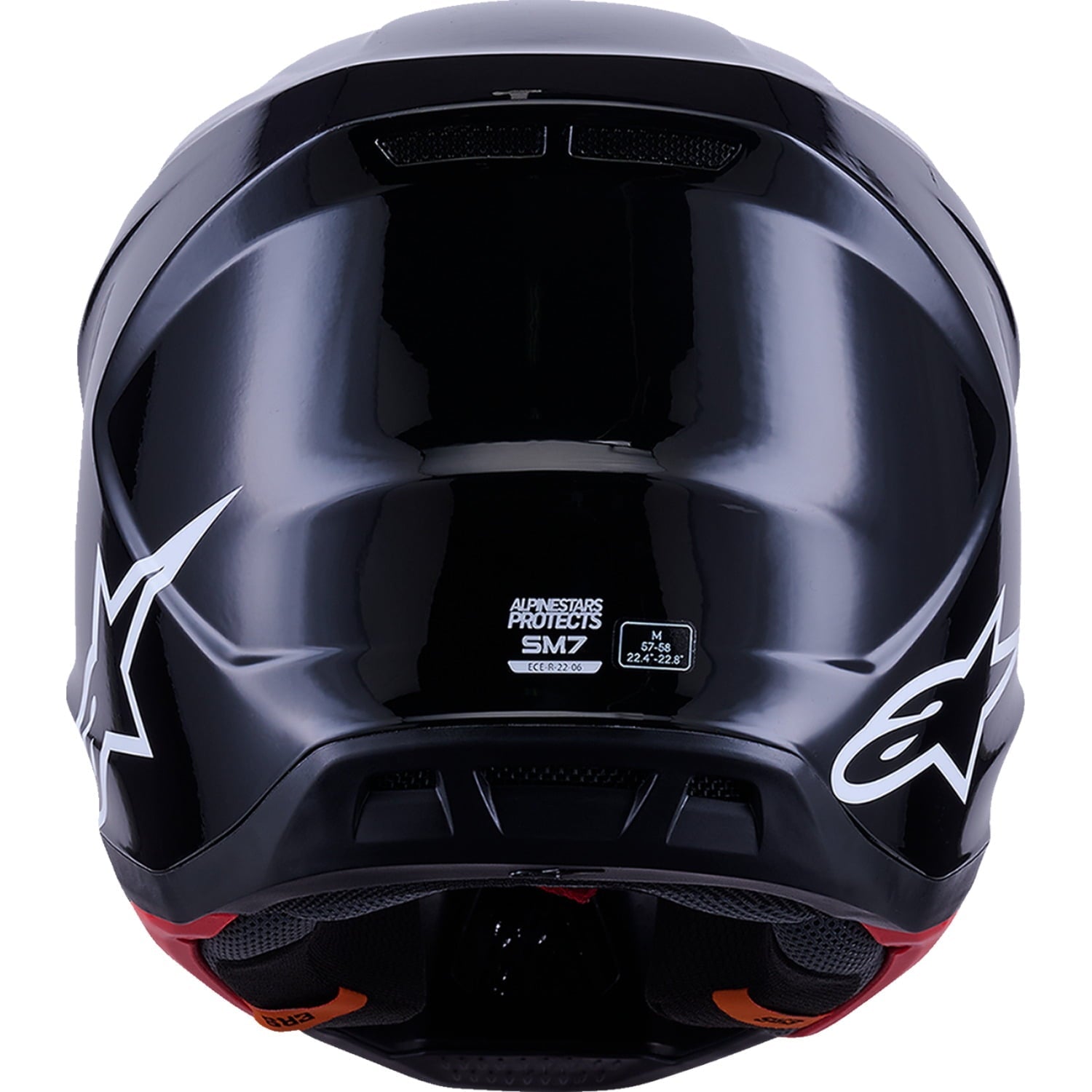 ALPINESTARS SM7 Helmet - Solid - Gloss Black - 2XL 8301426-1180-XXL